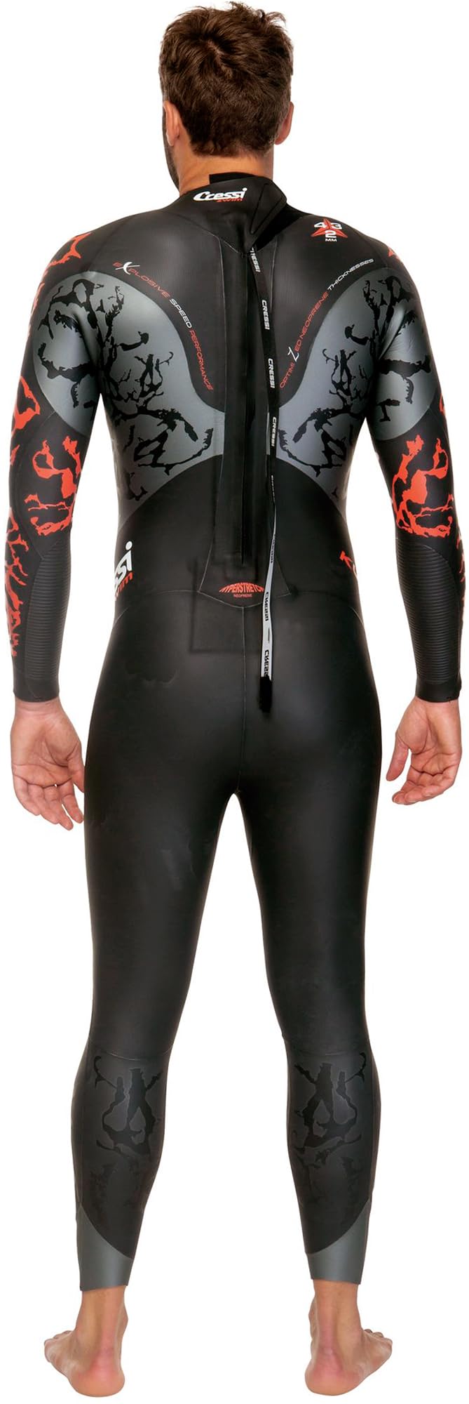 Cressi Kuwae Man Monop. Swimsuit 2/3/4mm Traje de natación de una Sola Pieza, Hombres