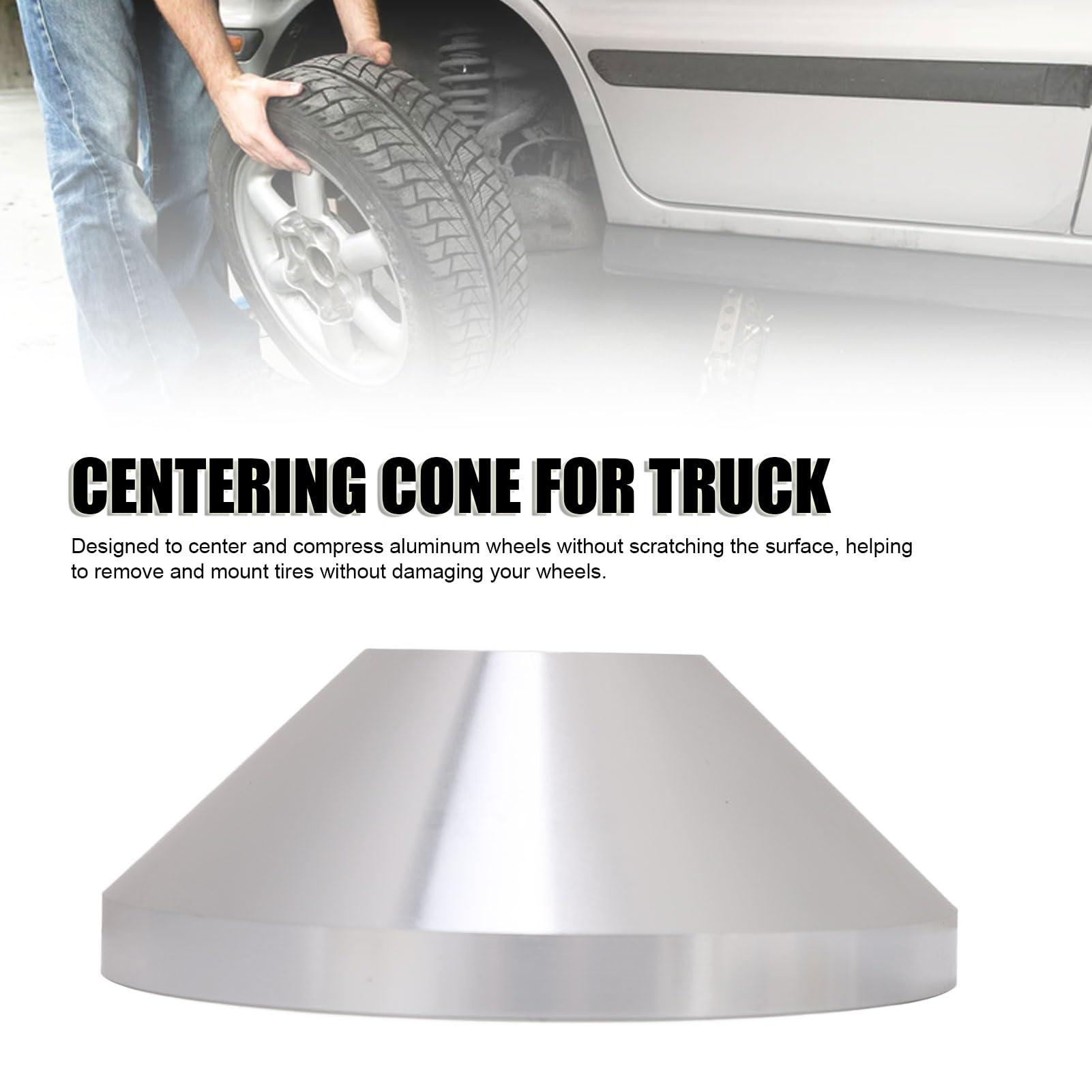 Monozoz Cône D'Équilibrage Des Roues En Aluminium - Outil De Montage Pneus Pour Voitures, Camions Et SUV