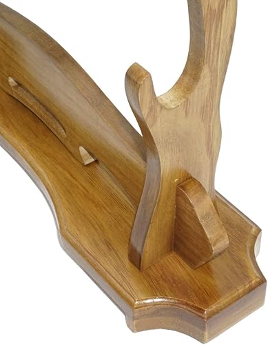 Miniatura 5 de Soporte de exhibición de espada de 2 niveles Soporte de estante de espada Samurai Aplicable de Samurai, soportes de armas Katana