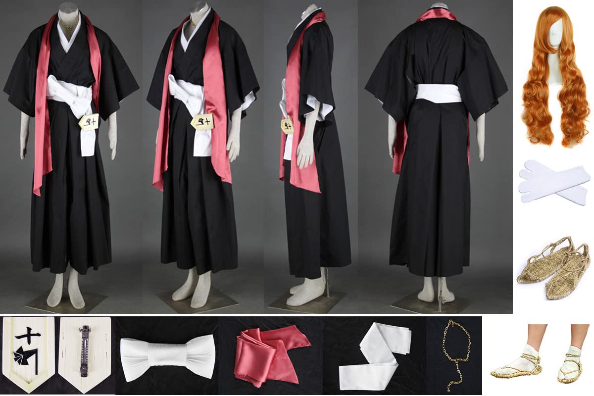 US Größe Anime Matsumoto rangikubbs Cosplay Kostüme Schwarz Kimono Halloween Anzug