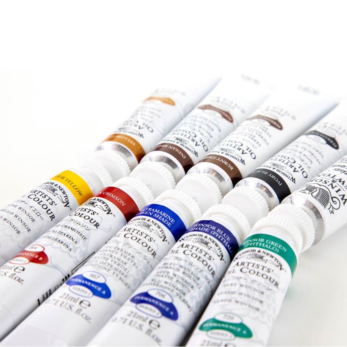 Winsor & Newton óleo profesional Artist's - Cofre Iniciación: set 10 tubos de óleo de 21ml, colores surtidos