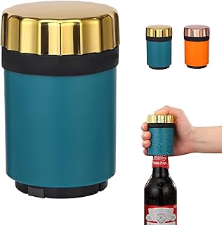 Push Down Bottle Opener,Magnetic Bottle Openers,Beer Bottle Openers for Men Automatic Bottle Opener,Beer Bottle Cap Opener Tool,Kitchen Gadgets Novelty Unique Gifts for Men
