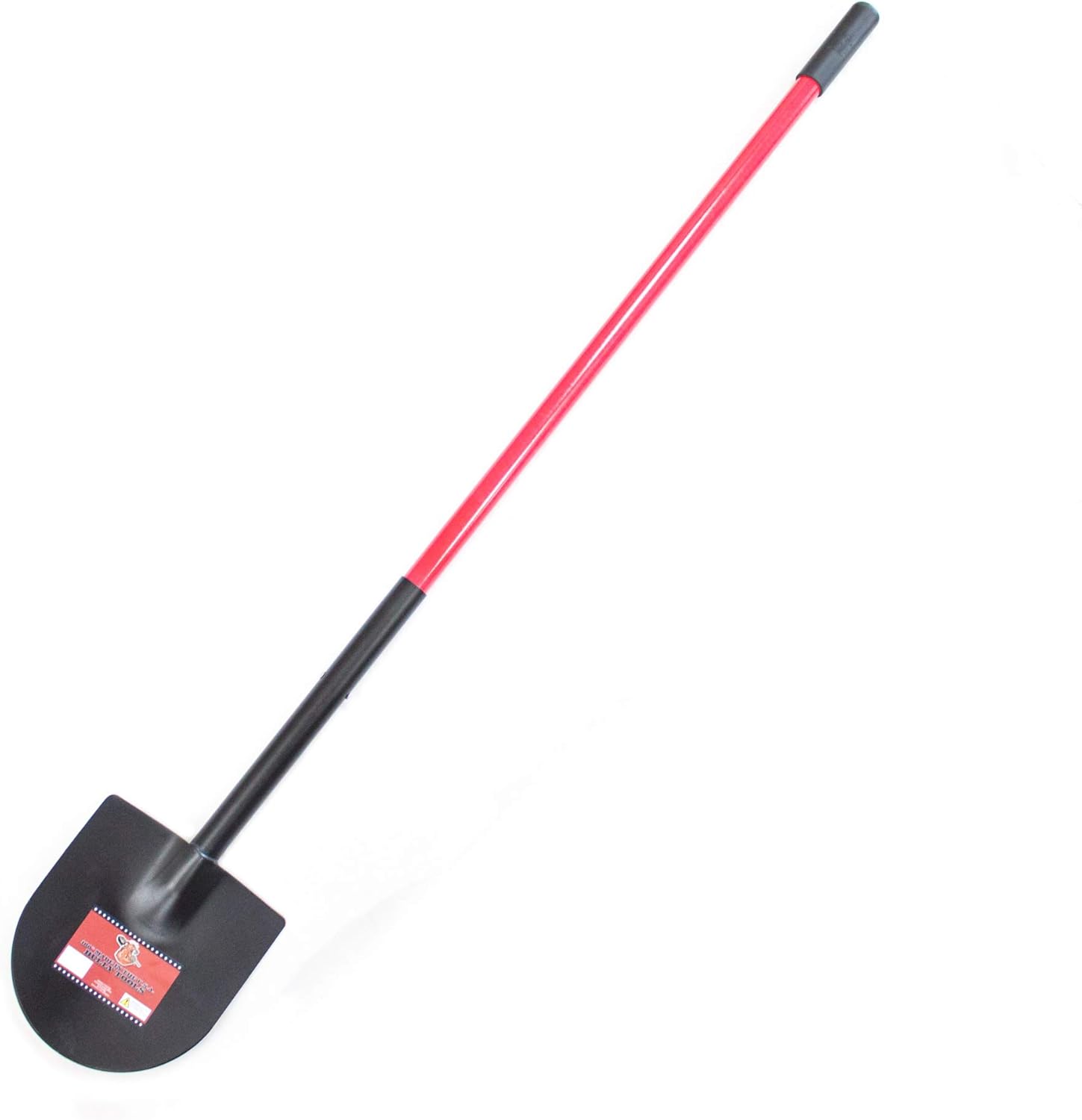 Bully Tools 92702 12-Gauge Weighted Caprock/Pony Shovel with Fiberglass Long Handle