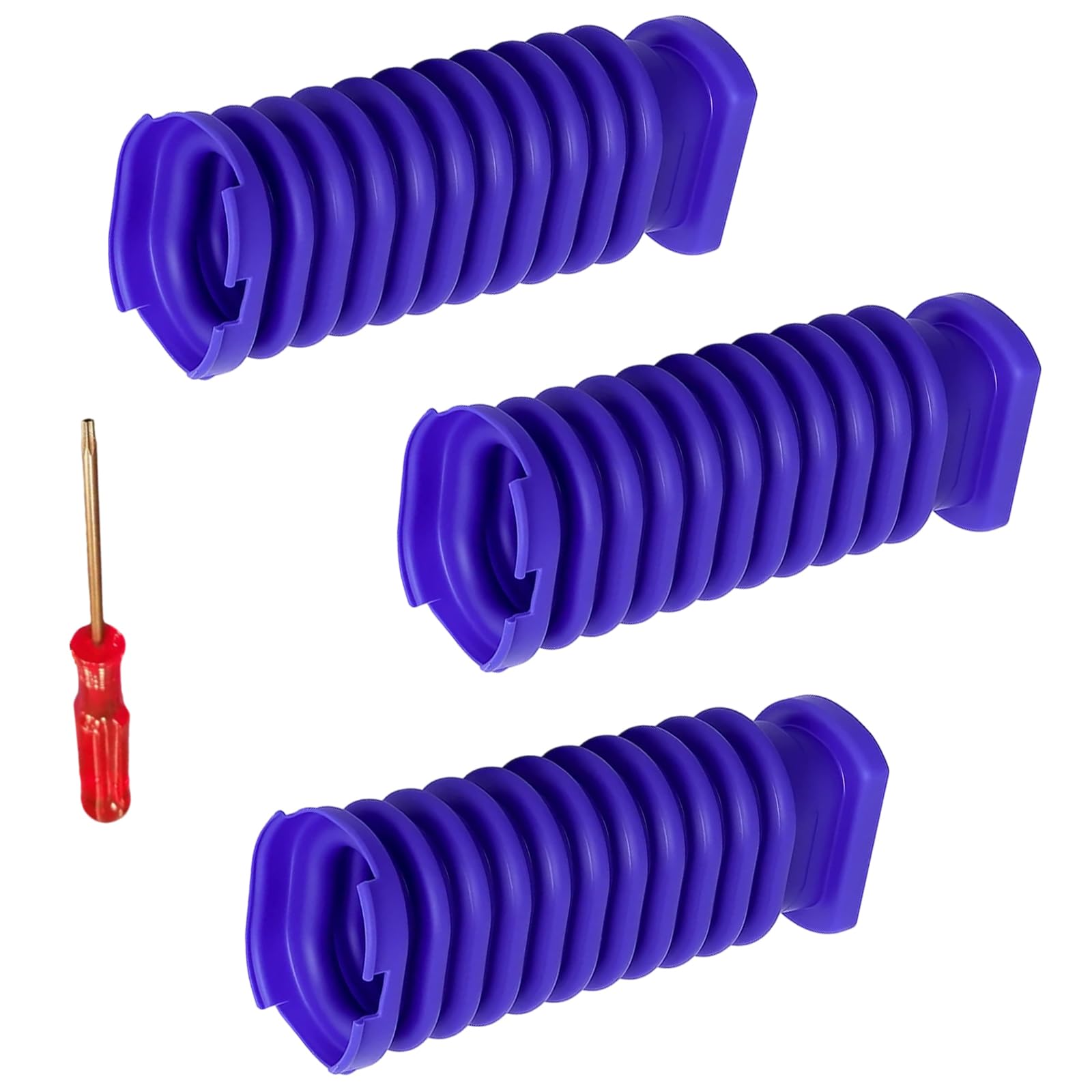 Replacement Lower Duct Hose for 6/7 / 8 / V10 / 11/15 Vacuum Suction Head Roller Hose with Screwdriver