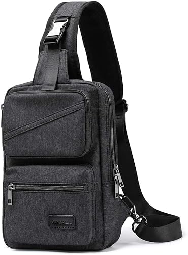 XINCADA Bolso bandolera para hombre bolso cruzado pequeño mochila de viaje para el pecho bolsa de mensajero para hombres y mujeres