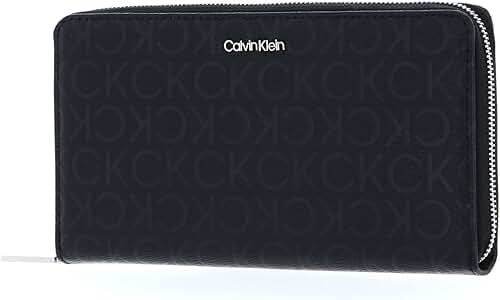 Calvin Klein Damen CK Must Z/A Wallet XL EPI K60K609998 Geldbörsen  