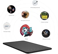 Vista 6 de HUION Inspiroy H640P - Tableta de dibujo, arte digital de 6 x 4 pulgadas con lápiz capacitivo sin batería, presión de bolígrafo 8192, 6 teclas