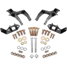 BMR Suspension CCK461H Coilover Conversion kit، Rear، Non-adj Shock Mount، w / o CAB Black Hammertone 1964-1972 G-Body