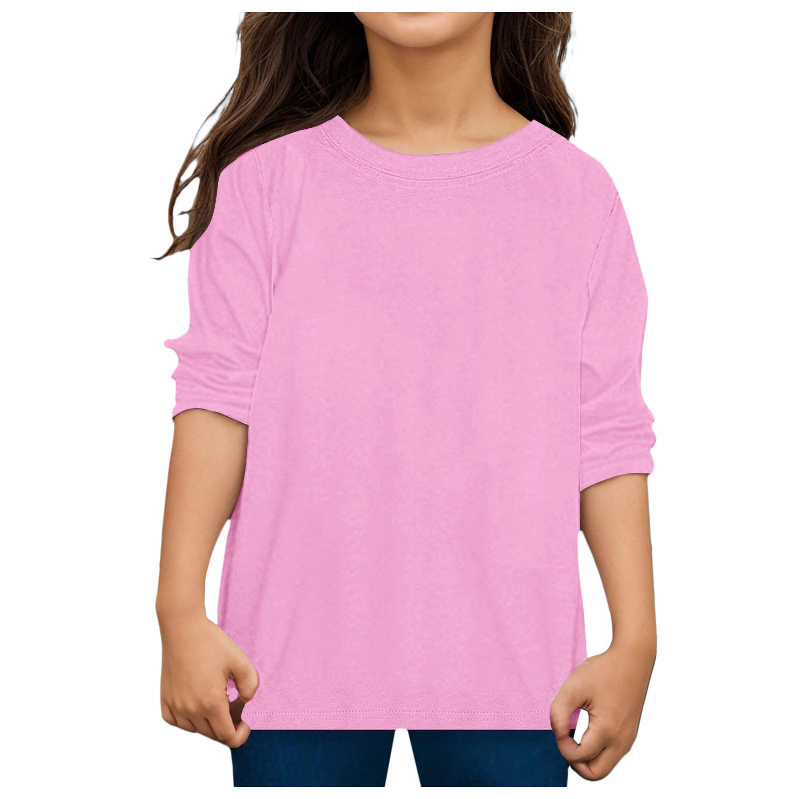 Camiseta de manga larga para niños pequeños con estampados decorativos como cómoda ropa de uso diario