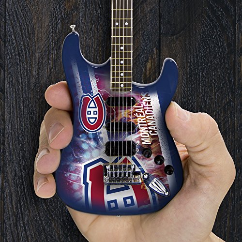 Image of The Sports Vault NHL Unisex Woodrow Guitar NHL Collectible Mini NorthEnder Guitar