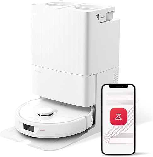 roborock Qrevo Robot aspiradora y trapeador, secado automático, lavado automático de trapeador, trapeador giratorio, elevación automática de