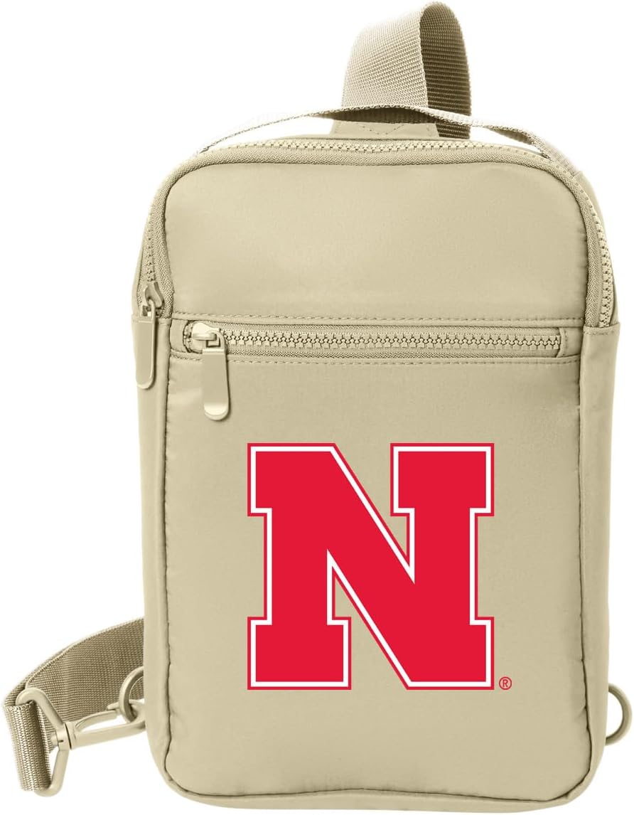 Broad Bay University of Nebraska Crossbody Bag - Versatile Travel, Sports, or Gameday Bag for Cornhusker Fans and Alumni, Men or Women