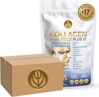 Vista 14 de Vital Life - Polvo de péptidos de colágeno + 17 súper ingredientes, 1.6 libras (paquete de 6), sabor a vainilla, apoya el cabello, la piel