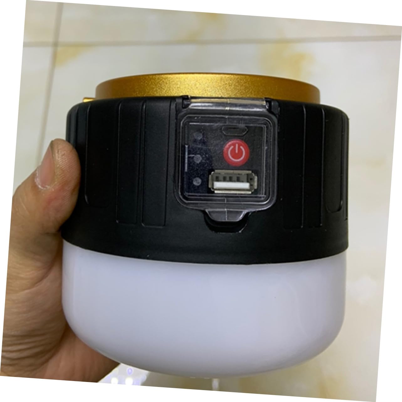 Linterna Solar LED para Camping y Emergencia Recargable USB