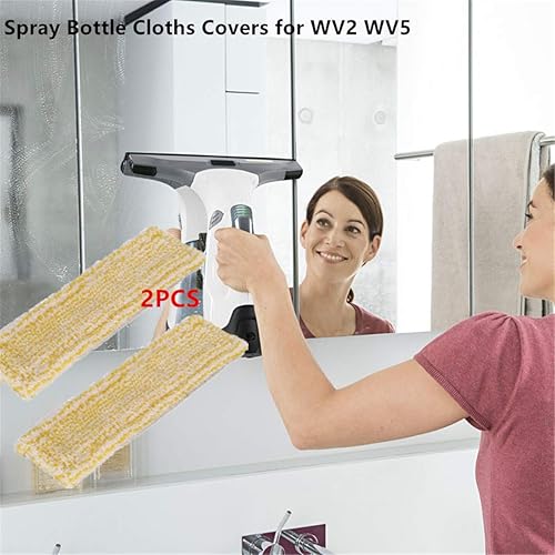 Miniatura 6 de XBERSTAR Almohadillas limpiadoras de vidrio para botella de spray para ventana karcher WV2 WV5