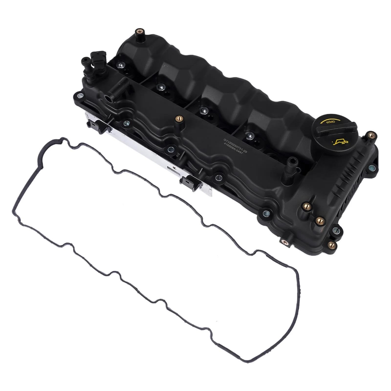 Tapa de balancines Conjunto De Cubierta De Válvula De Culata De Motor Para Hyundai I40 Ix35 Para Kia Para Carens Para Optima Para Sportage 1,7 CRDi D4FD Tapa de válvula con Junta