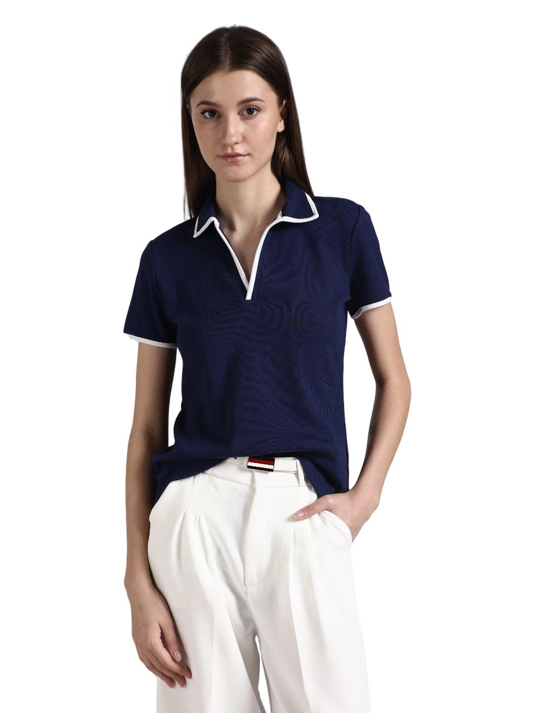Solid Regular Fit Cotton Polo T-Shirt-image-30