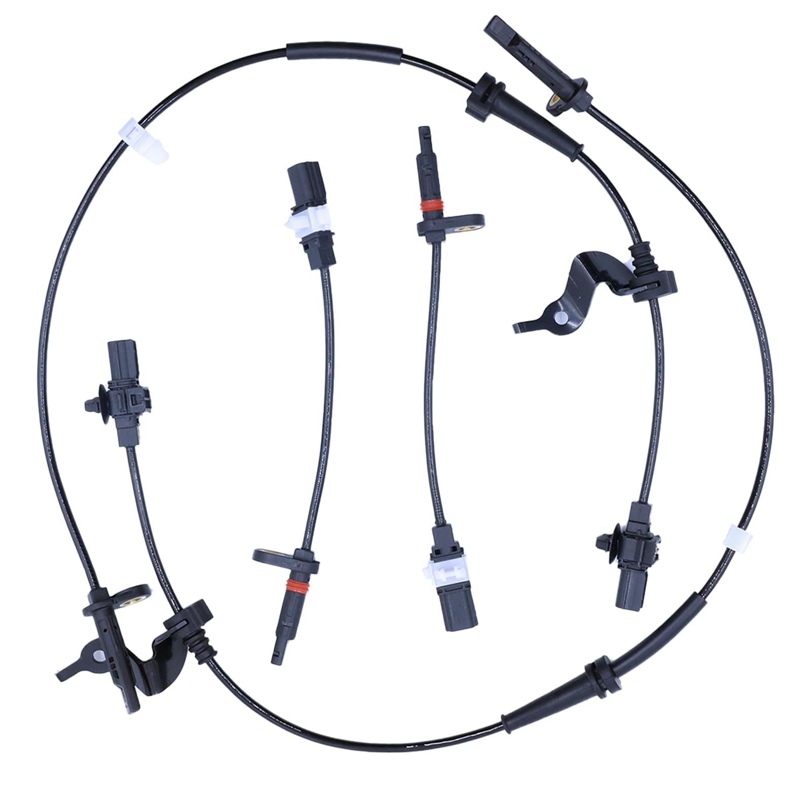 ABS Wheel Speed Sensor Front Rear Left Right Compatible with 2013 2014 2015 2016 2017 Honda Accord 2015-2020 Acura TLX Driver Passenger Side Sensors # 57470-T2F-A01 57470-T2J-H01 4Pcs