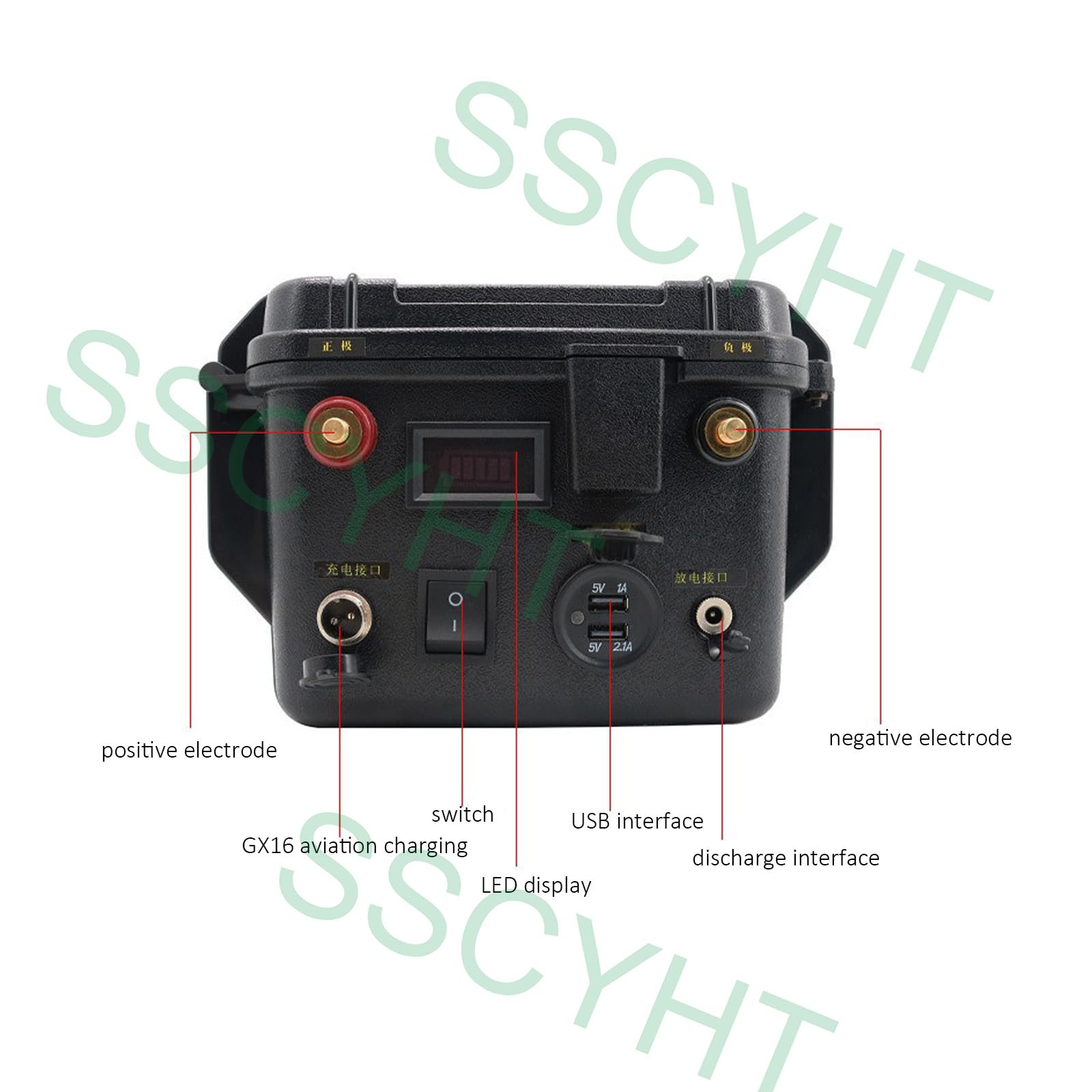 Batterie Lithium 12V 80Ah – Pour Voiturette De Golf, Camping-car, Marine, Moteur De Pêche
