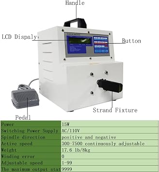 110V 15W Automatic Wire Twisting Machine High-speed Cable Wire Twister Single Station