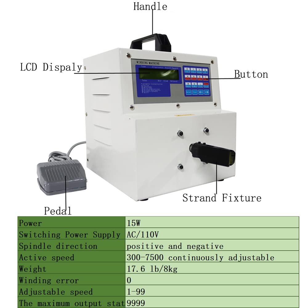 PreAsion 110V 15W Automatic Wire Twisting Machine High-speed Cable Wire Twister Single Station