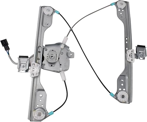 Vista 351 de TRQ Regulador de Elevalunas Eléctrico Trasero Izquierdo y Conjunto del Motor del Lado del Conductor Compatible con Chevrolet Cruze 2012-2015 2016