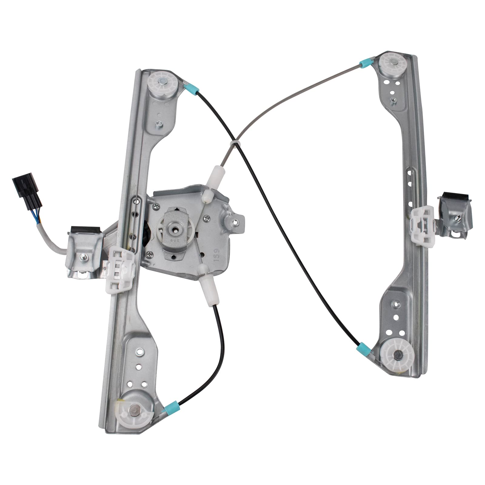 TRQ Front Left Power Window Regulator &amp; Motor Assembly Drivers Side | For 2005-2010 Chrysler 300 2006-2010 Dodge Charger 2005-2008 Magnum
