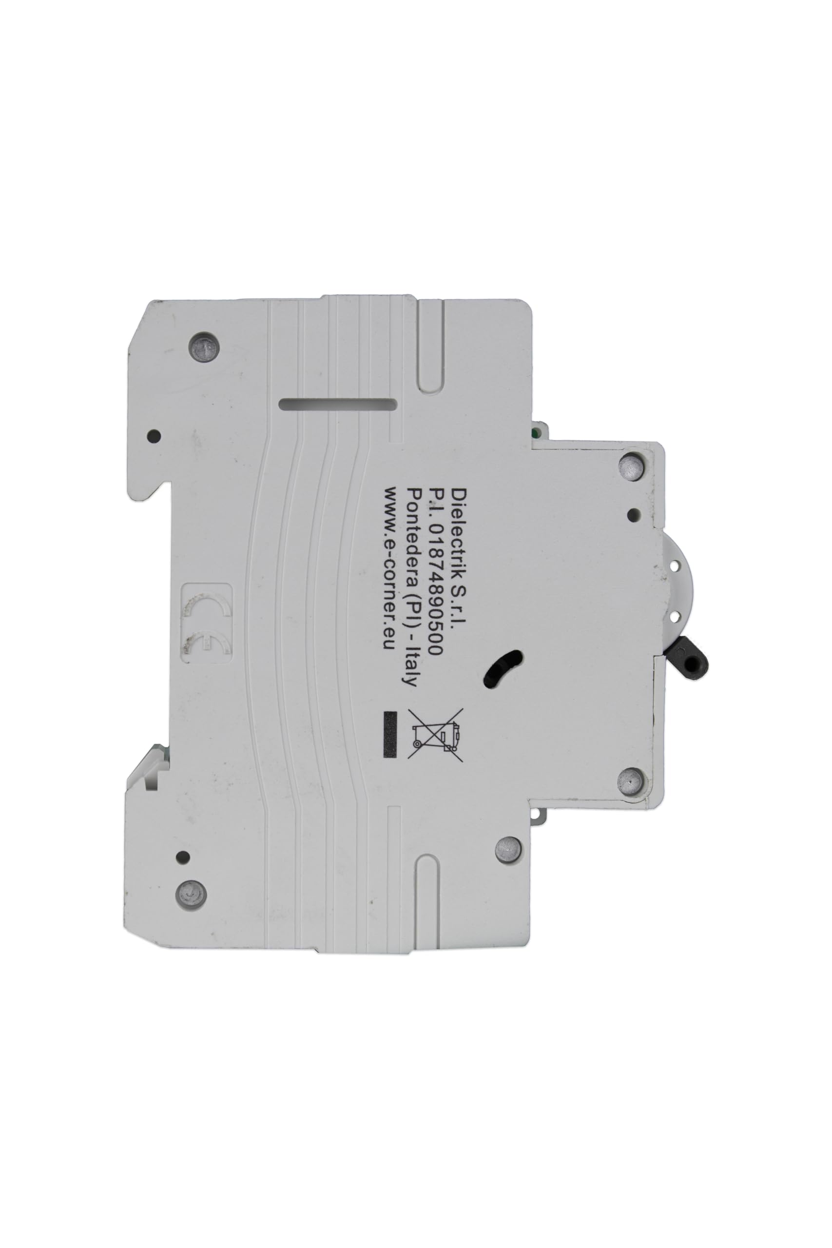 E-Corner Interruptor magnetotérmico curvo C | 1P+N 32A 6kA | 230V AC 50Hz | Paquete de 12 unidades