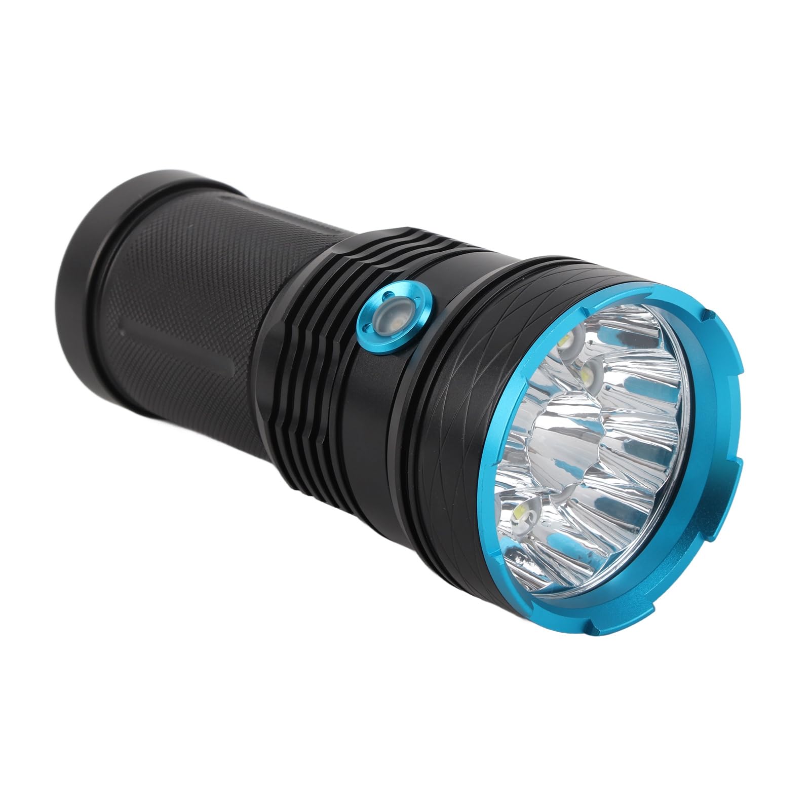 Latarka LED super jasna dalekiego zasięgu zewnętrzna wodoodporna lampa błyskowa 8000 lm do podróży przygodowych