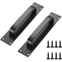 Barn Door Handle 2 Pack Barn Door Pull Handle Sliding Barn Door Sliding Door Pulls Sliding Barn Door Barn Door Hardware Door Handle for Bathroom Closet Pantry 2, Black