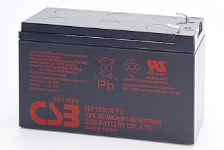 HR1234 9Ah 12V 34W Sealed Lead Acid Battery (CSB)