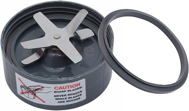 Replacement Extractor Blade, Fit for NutriBullet 600w / 900w Pro Extractor Blade Series with with an additional silicone gasket sealing O-ring for NutriBullet Blender Blade Replacement Parts