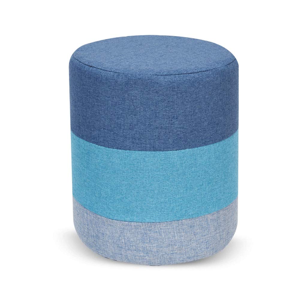 WZHZJ Sofa Stool,Fashion Living Room Stool Bench Sofa Bench Small Bench Solid Wood Home Small Dengzi (Color : C)