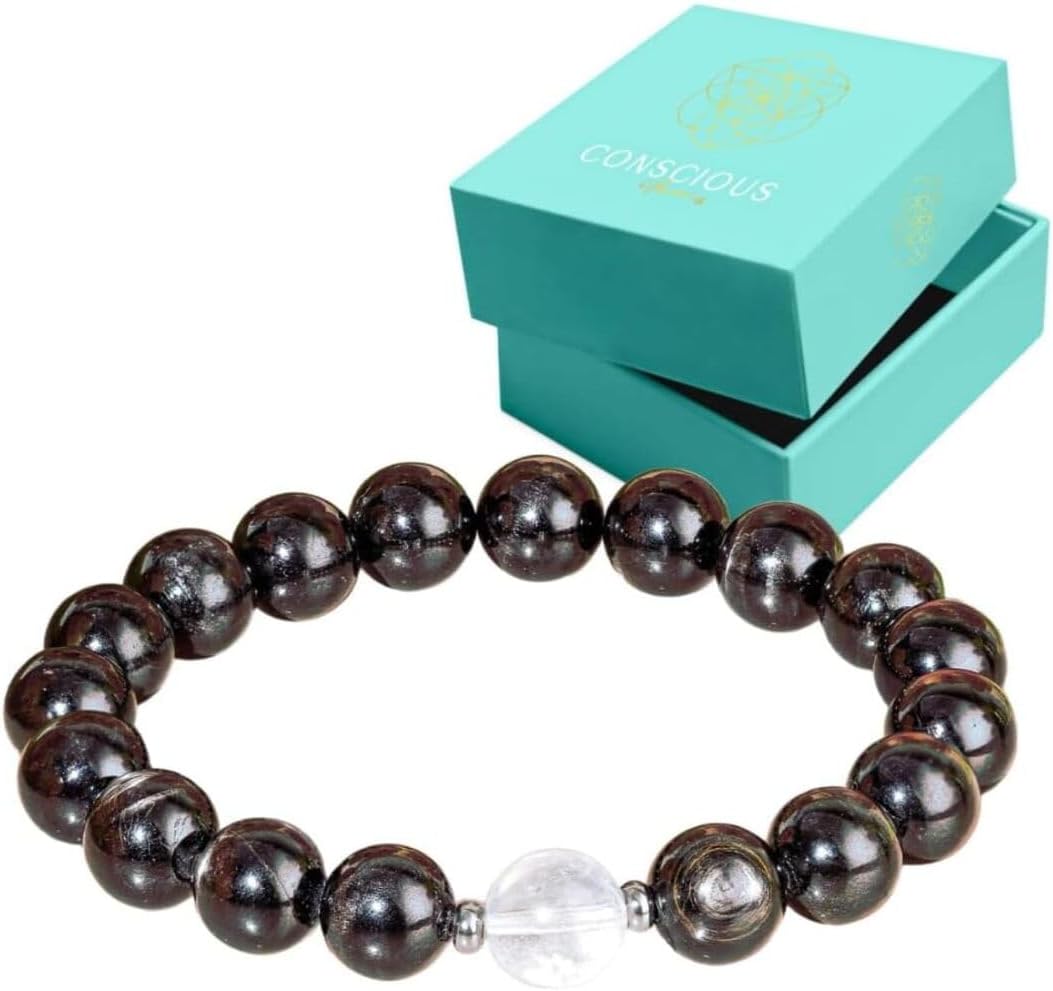 Conscious Items Wealth & Manifestation Bracelet for Women & Men, Prosperity Bracelet with Money Crystals & Natural Stone for Abundance, Goal Attraction, & Positive Intentions