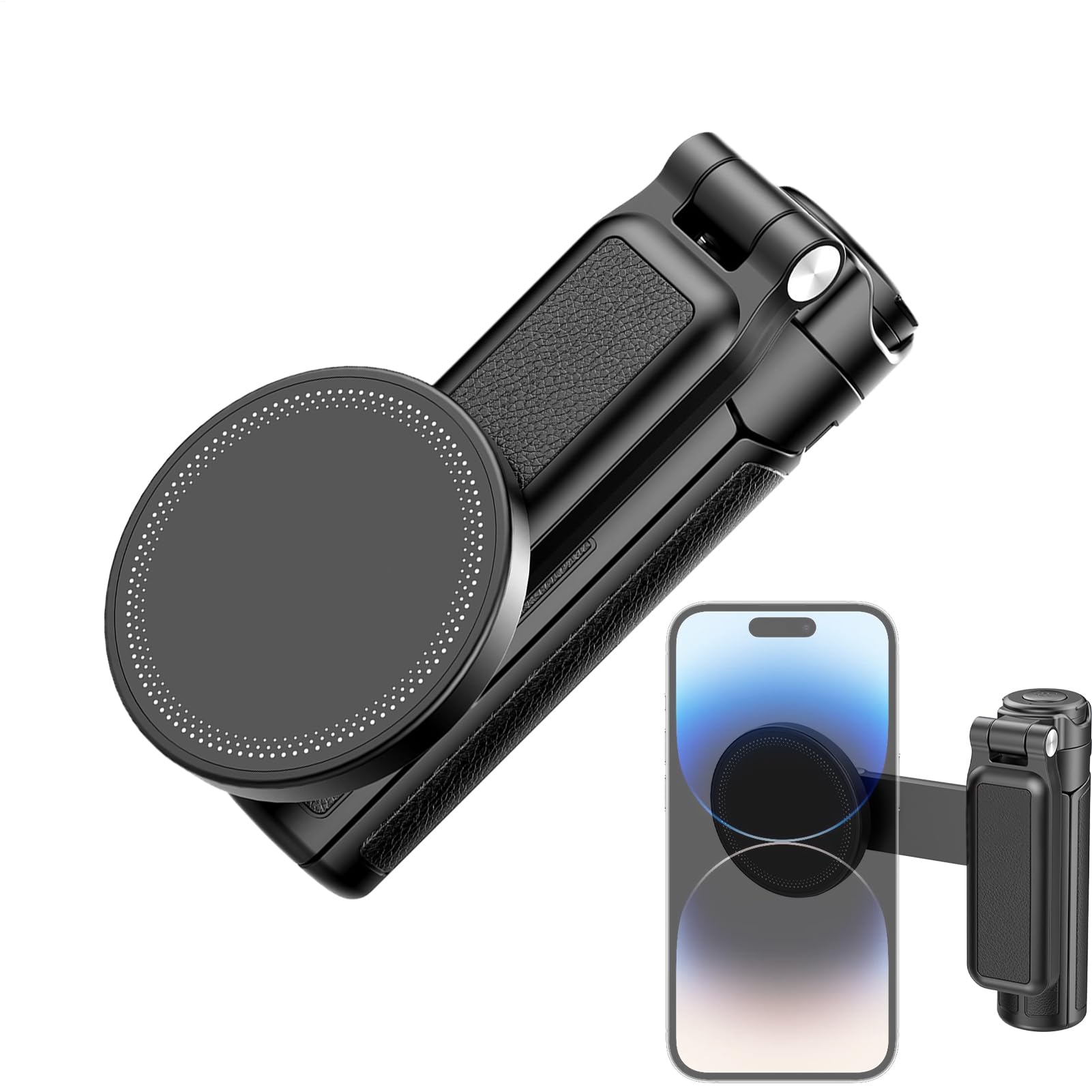 Treppiede magnetico | treppiede per selfie | Cinque sezioni telescopiche pieghevoli regolabili mobile tascabile per viaggi vlogging fotografia golf