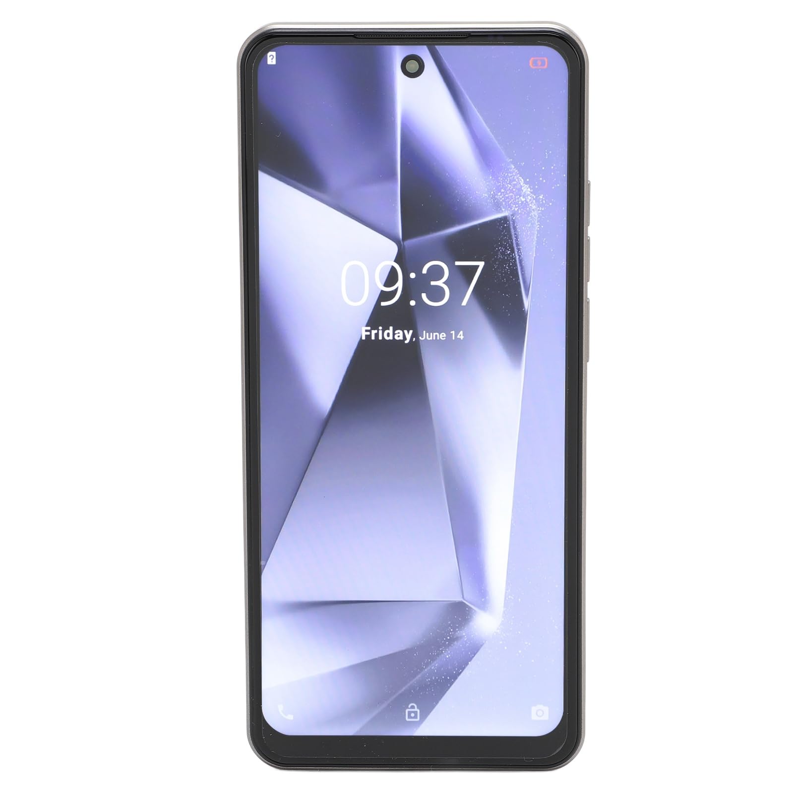 ASHATA Smartphone da 6,8 pollici, Quad Core 6 + 64 GB, Face Unlock, schermo HD, telefono cellulare 3G con 14, per giochi e intrattenimento (viola)