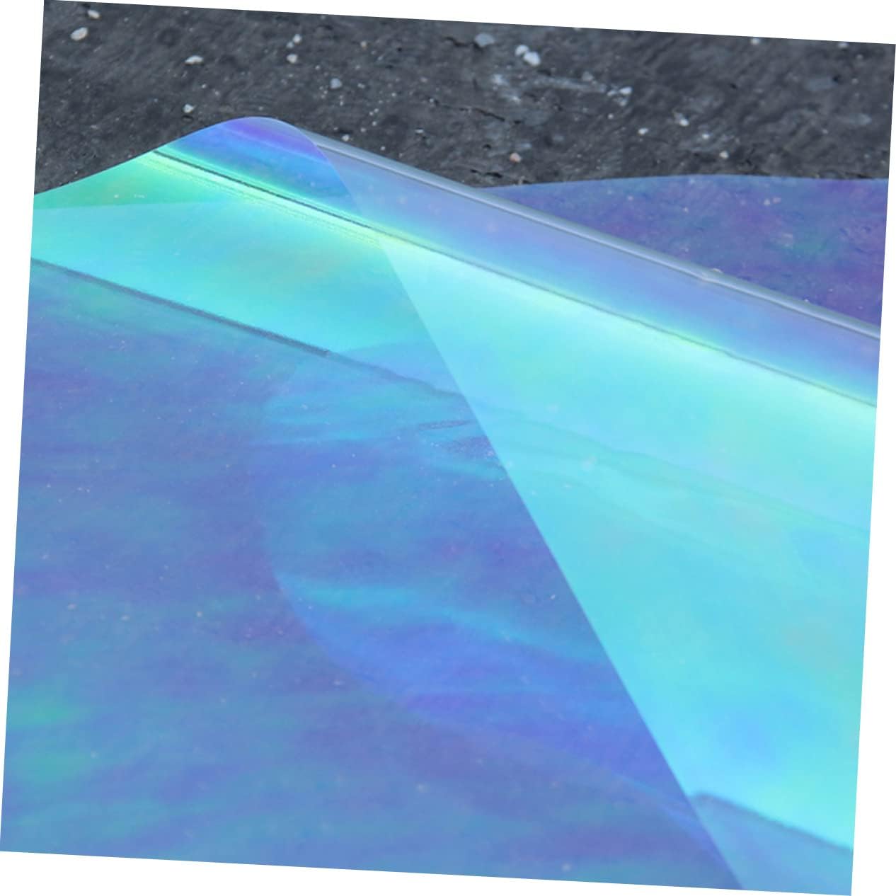 13sets Wrapping Paper Wrapping Film Iridescent Packaging Cellophane Paper Rainbow Glossy Film Cellophane Bags Clear Film Florist Cellophane Candy Bouquets Decor 20pcs*13/209