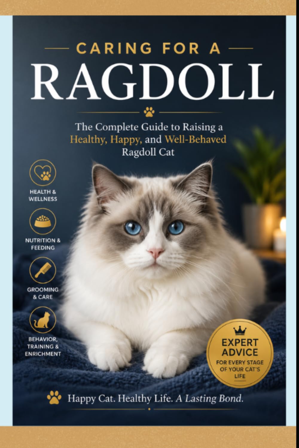 Caring for a Ragdoll: The Complete Guide to Raising a Healthy, Happy, and Well-Behaved Ragdoll Cat