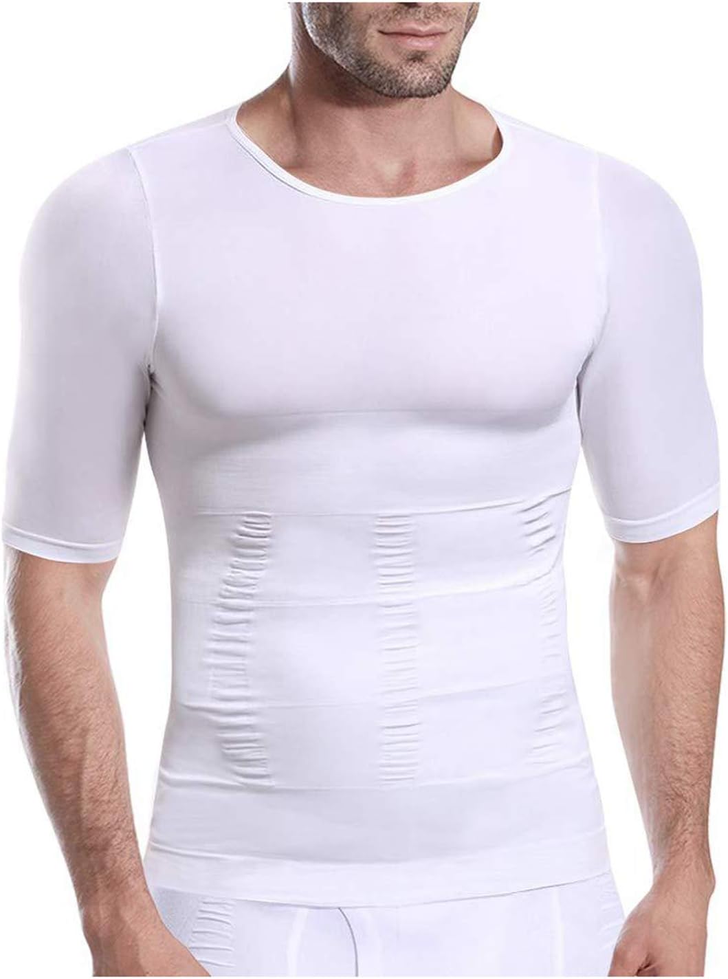 Men Body Toning TShirt, Sports Compression Shirt, Slimming Belt