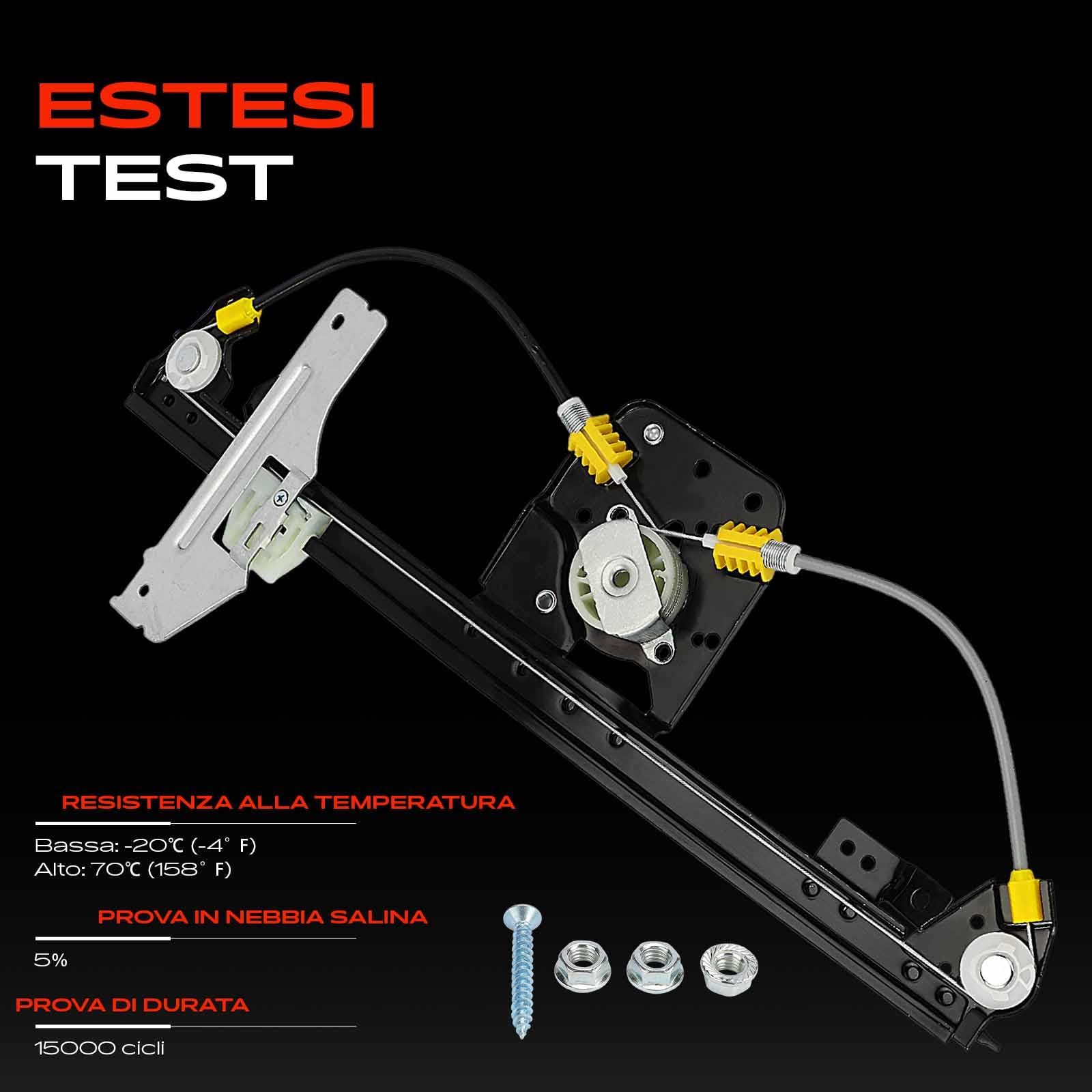 Frankberg Alzacristallo Meccanismo alzacristallo Elettrico senza Motore Anteriore destro senza piastra 4/5-Porte Compatibile con C3 II SC C3 Furgone/Compatto SC Replace# 9222FP,9222FQ