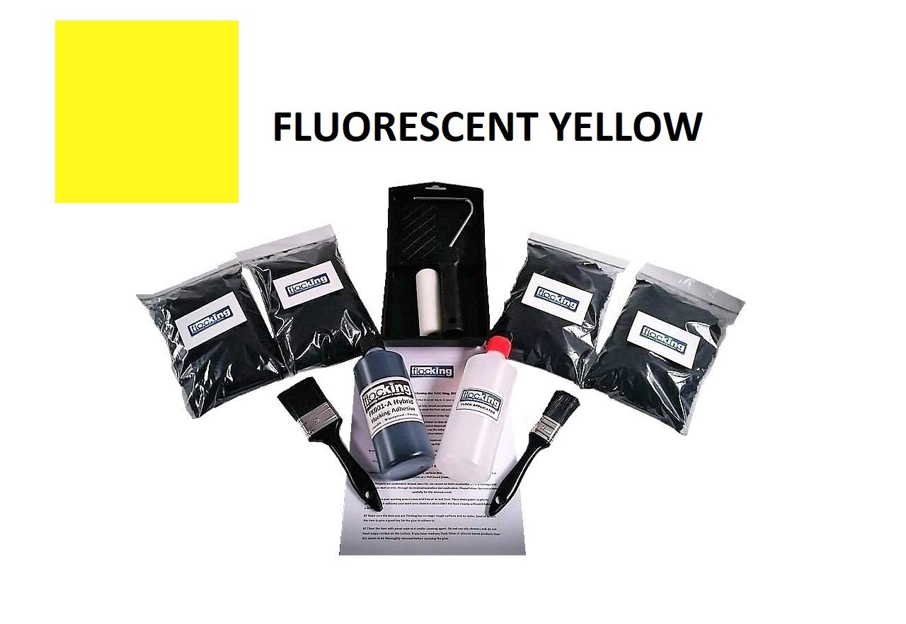 FLOC-KINGFlocking Kit Bulk over 4sqm (Fluorescent Yellow)