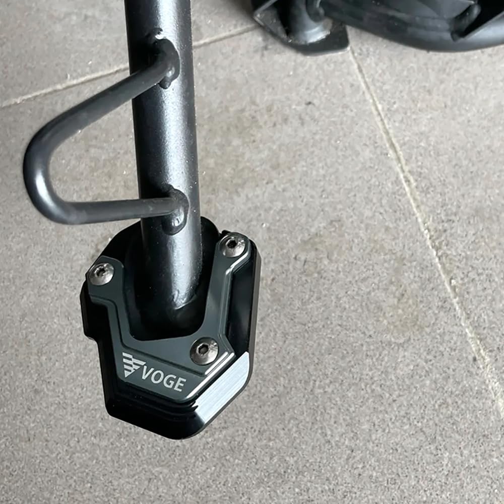 Piastra Supporto Laterale Estensione Cavalletto Moto Accessori per Voge Valico DS900X DS525X DSX525 DSX900 525 900 DSX 525dsx 900dsx VOGE 300 Rally 2024 2025 (Grigio)