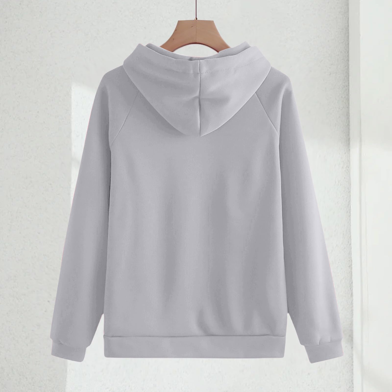 Ensemble de sweats à capuche en coton doux et uni pour filles - Ensemble de jogging chaud et mignon avec poches