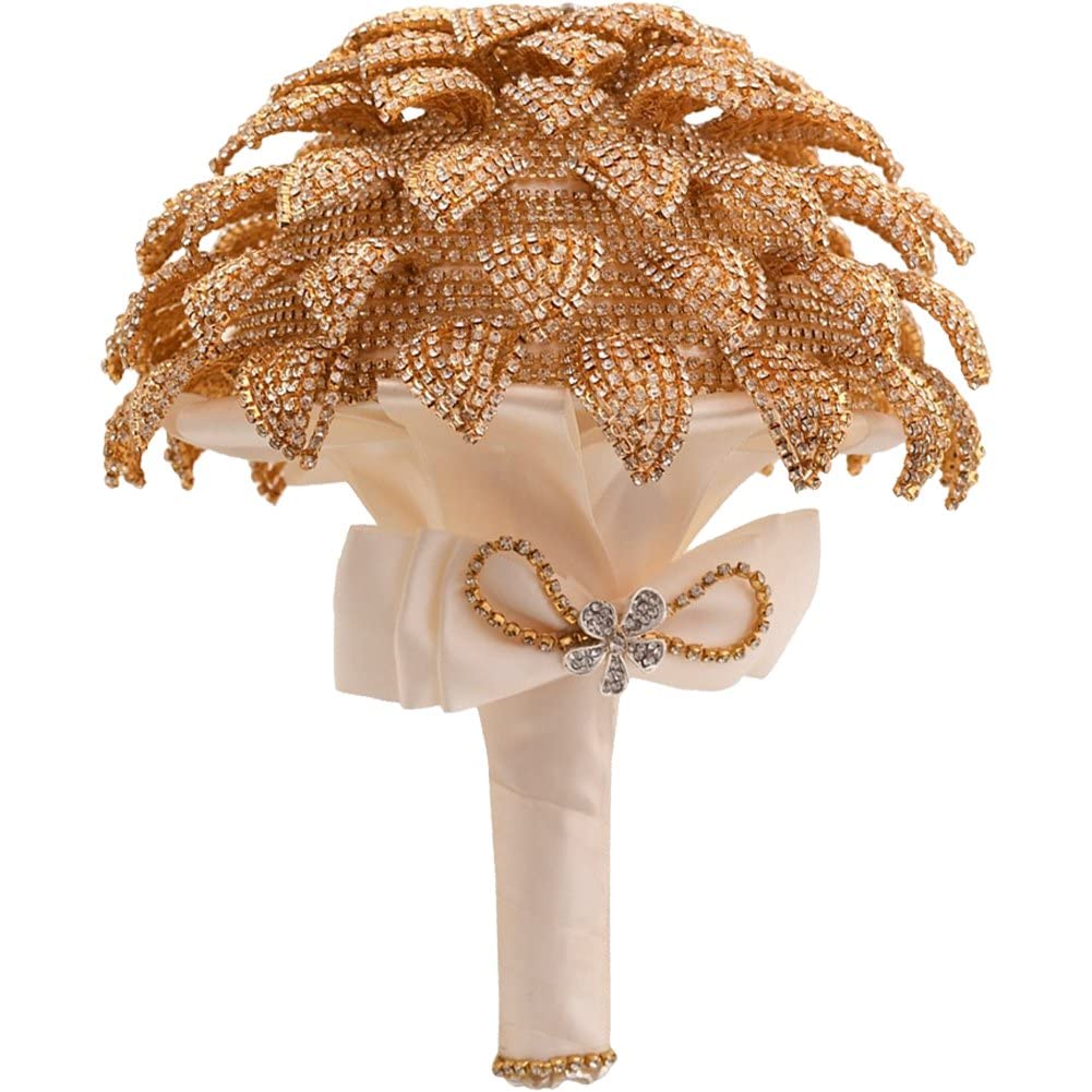 Bouquet de mariée romantique en fleurs de soie pour cérémonie et demoiselles d'honneur