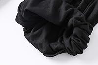 Vista 102 de Pantalones de algodón modal para mujer de AvaCostume, pantalones suaves para practicar yoga o deportes. Rojo vino