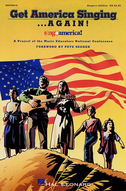 Get America Singing...Again - Volume 1 | Vocal Songbook for Community Choir Classroom and Group Singing | Inclusive Sing Along Music Book for Schools Camps and Multicultural Folk Patriotic Programs      Paperback – April 1, 1996