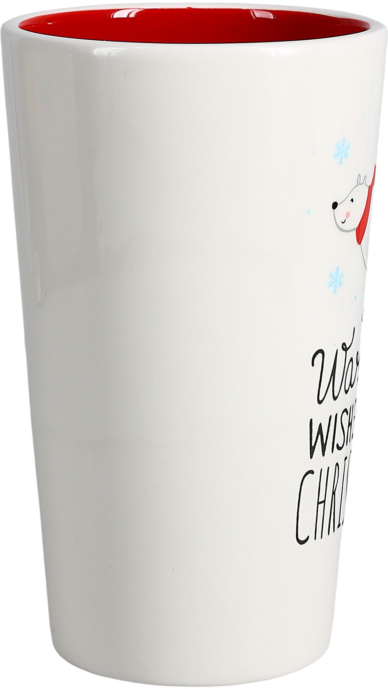 Pavilion - Warmest Wishes - Taza de café de 17.4 onzas con mango único en forma de oso polar