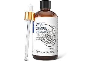 HIQILI Sweet Orange Essential Oil: Pure Aromas for a Refreshing Experience