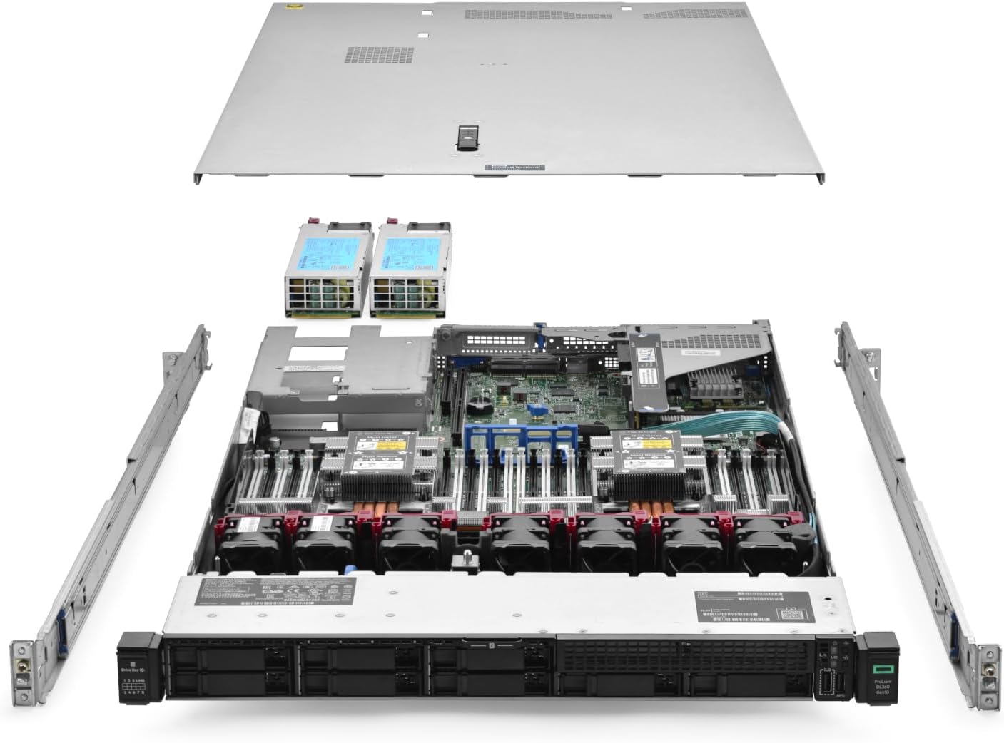 Renewed HP ProLiant DL360 G10 Server – 36-Core 256GB RAM 21TB Storage