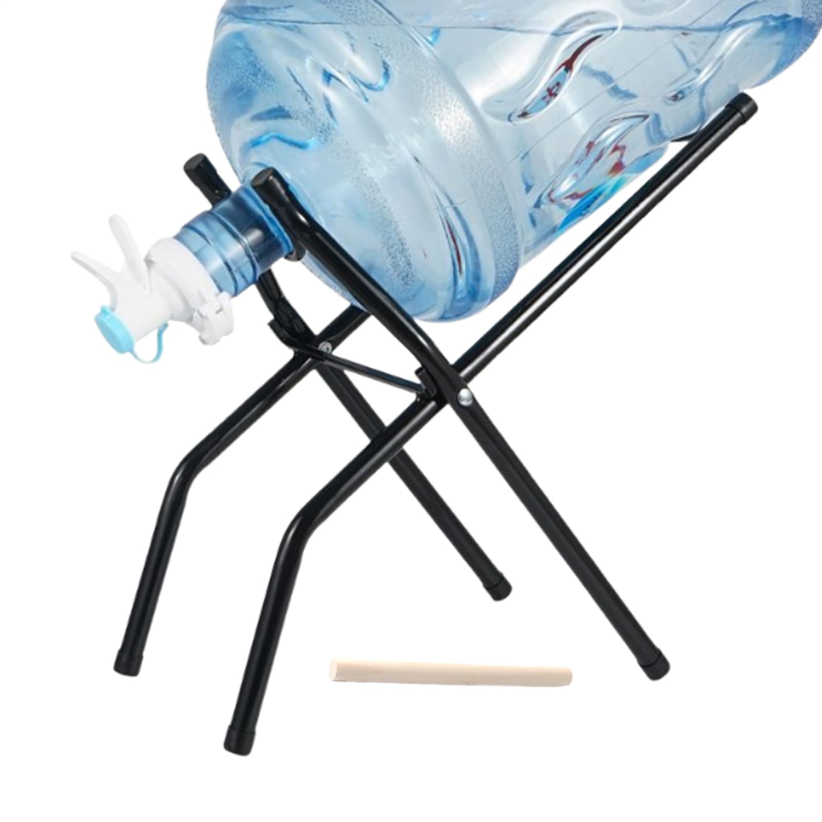 Support distributeur d'eau peu encombrant avec levier ergonomique et rangement